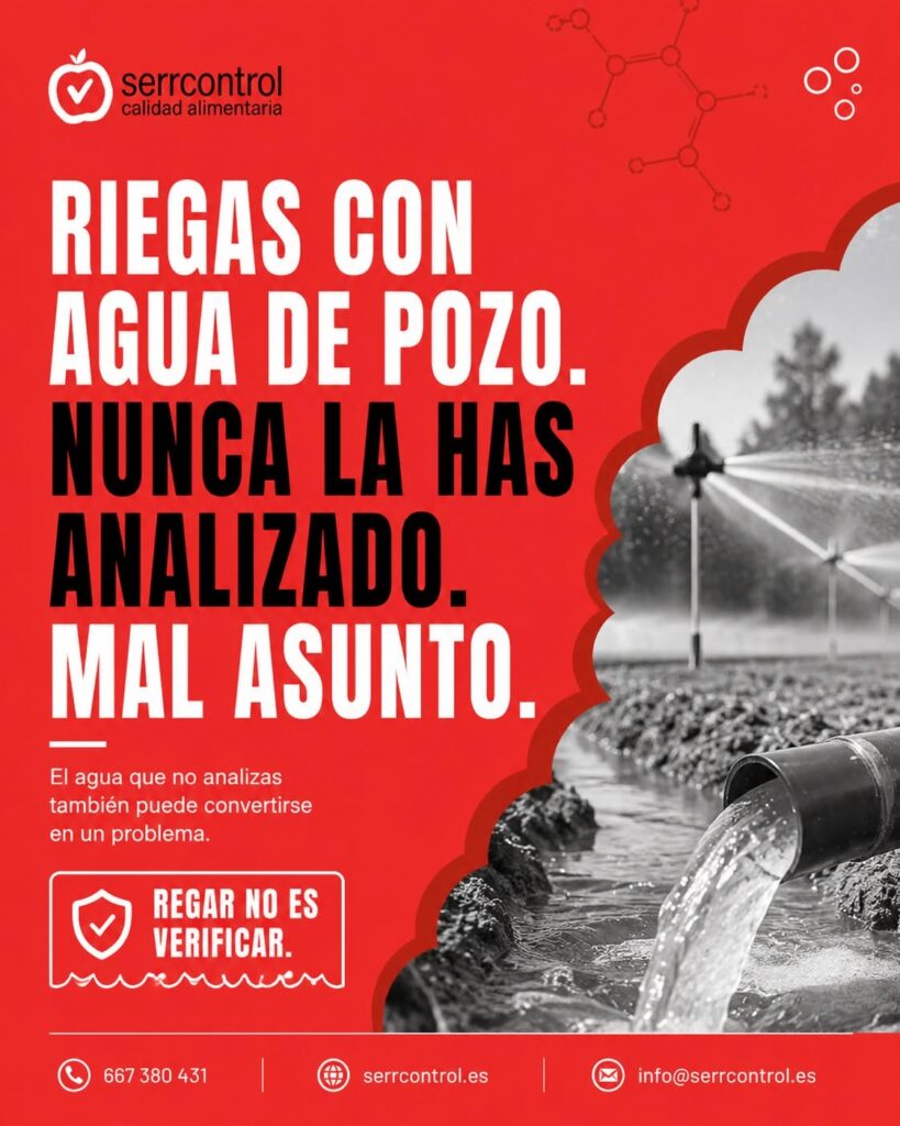 analisis de agua de pozo en Sevilla